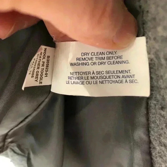 GAP Factory Grey Wool Blend Hooded Pea Coat Sz XS - Picture 10 of 16